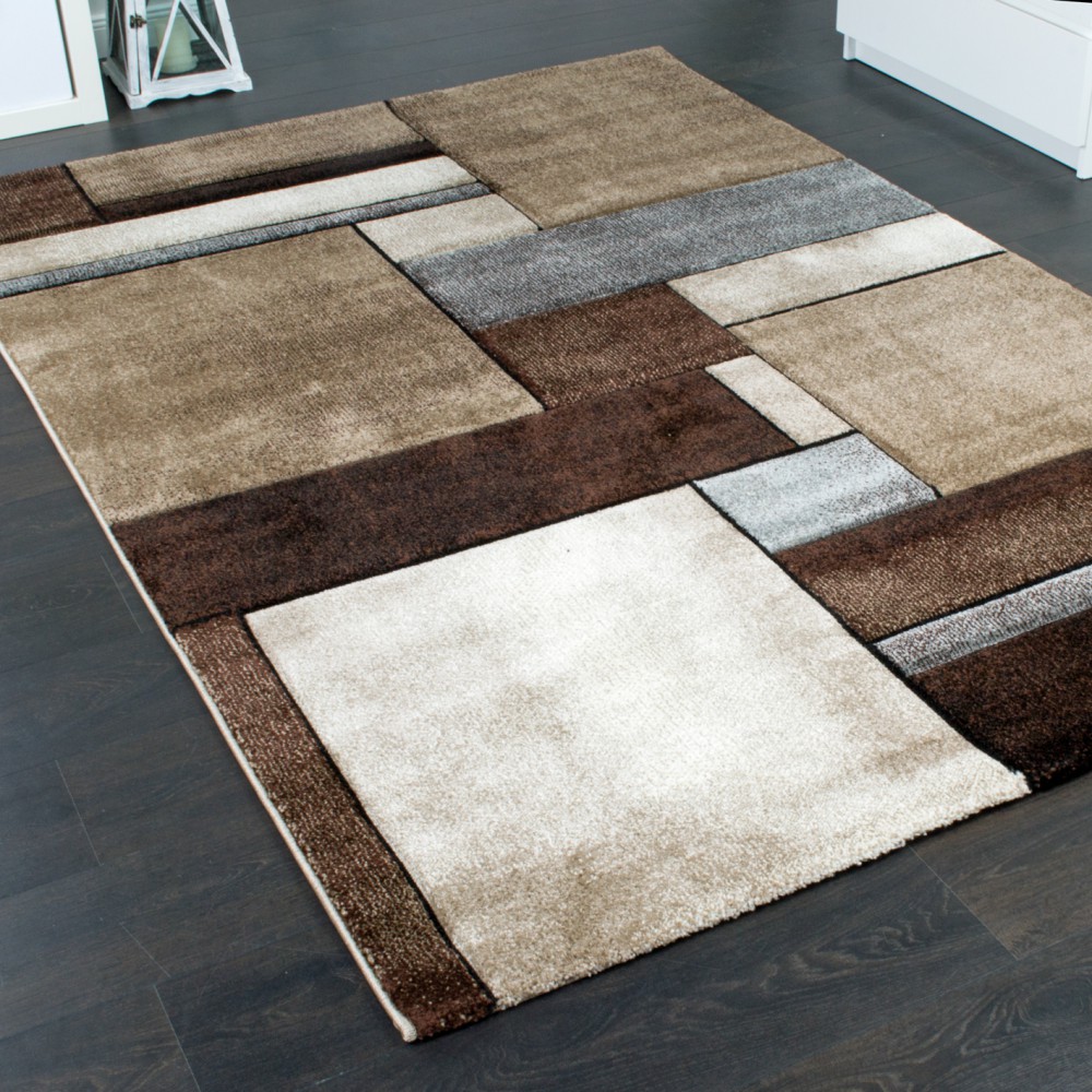 Teppich wohnzimmer modern: teppich wohnzimmer modern wellen muster ...